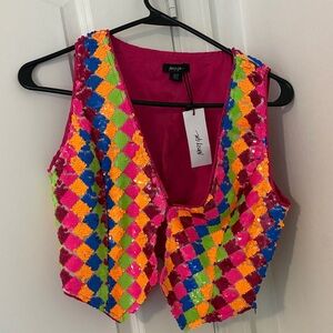 Nasty Gal colorful vest